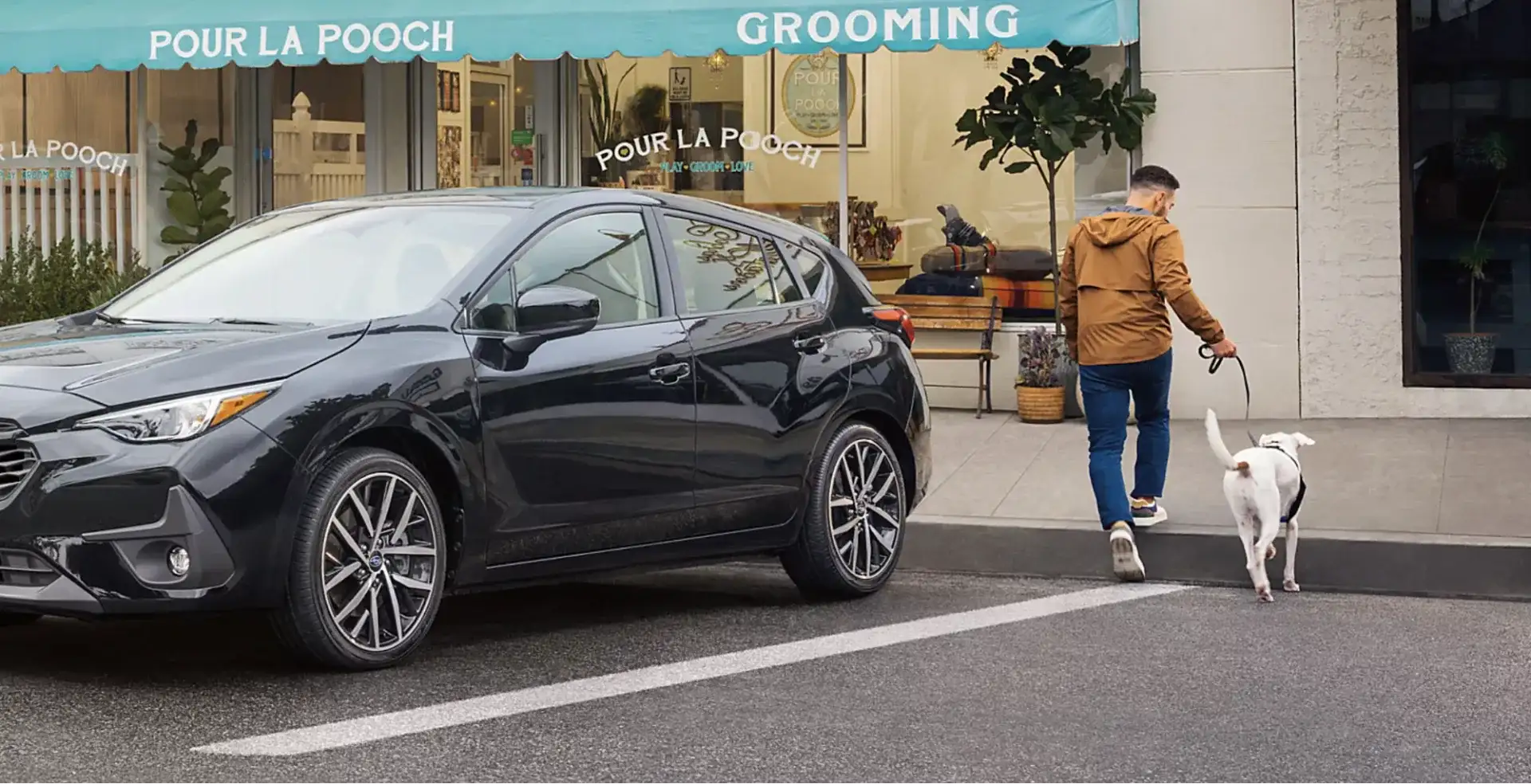 2026 Subaru Impreza Sport shown in Crystal Black Silica