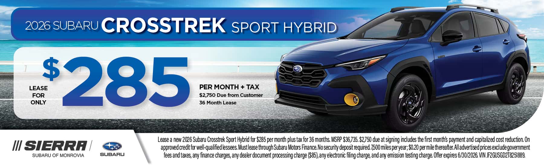 june crosstrek sport hybrid