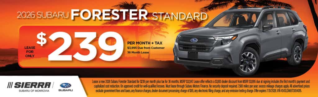 forester july
