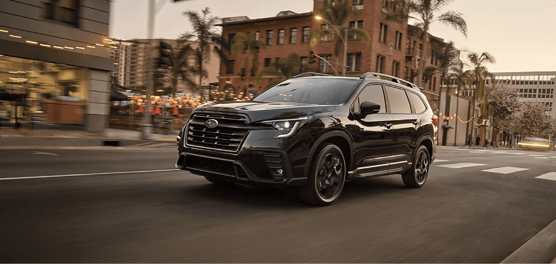 The 2026 Subaru Ascent Onyx Edition Touring shown in Crystal Black Silica