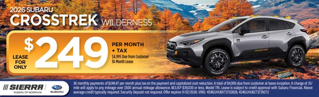 October Crosstrek