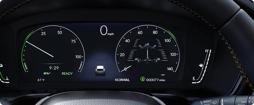 10.2-Inch Digital Instrument Cluster