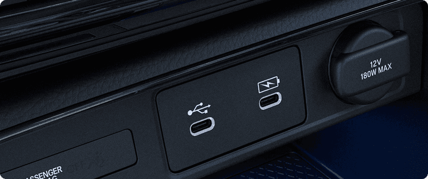 Front and Rear USB Ports