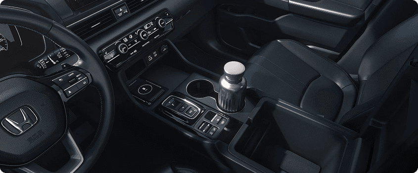 Leather-Trimmed Interior