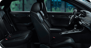Leather-Trimmed Interior