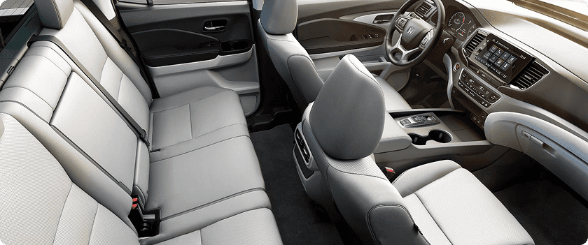 Leather-Trimmed Interior