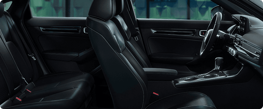 Leather-Trimmed Interior
