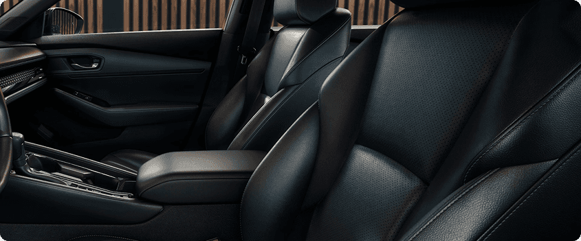 Leather-Trimmed Seating