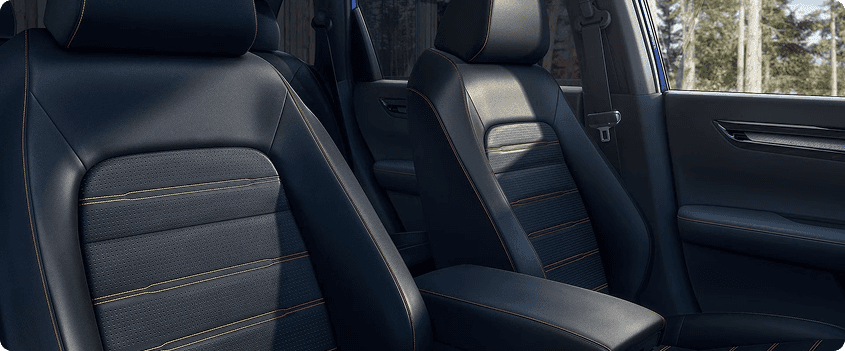 Leather-Trimmed Seating