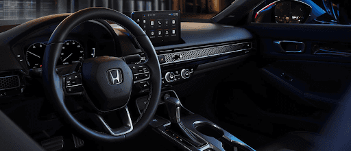 Interior of the 2026 Honda Civic Hybrid for sale in Florence, AL at Singing River Honda