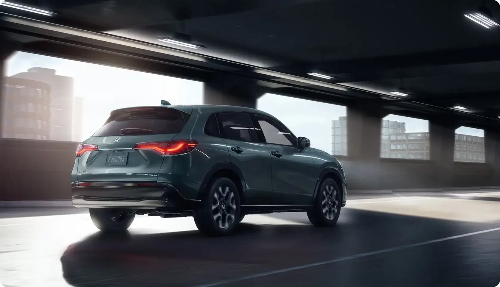 2027 Honda HR-V showcasing its captivating style with sleek body lines and a premium look