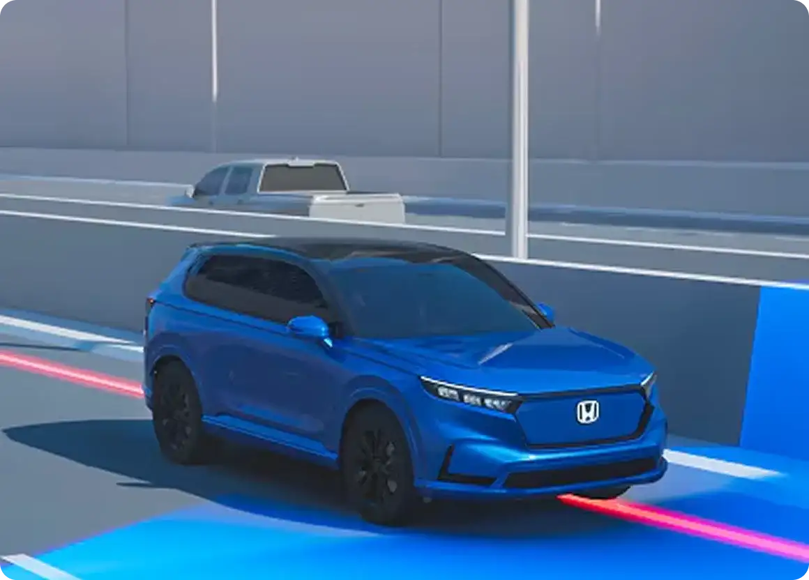 Road Departure Mitigation System keeping the 2027 Honda HR-V in its lane
