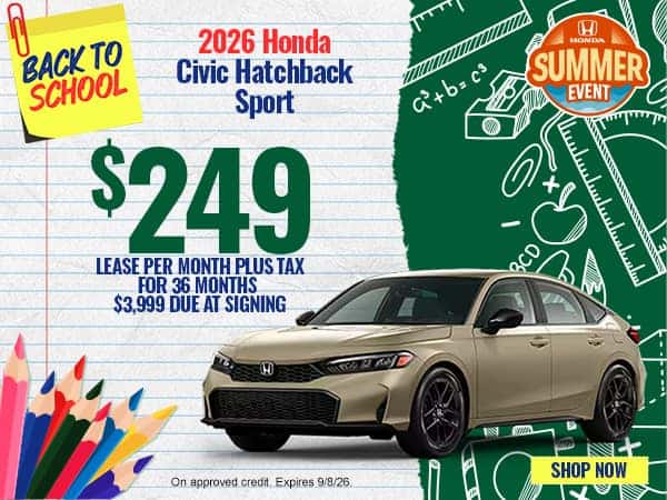 2026 Honda Civic Hatchback Sport