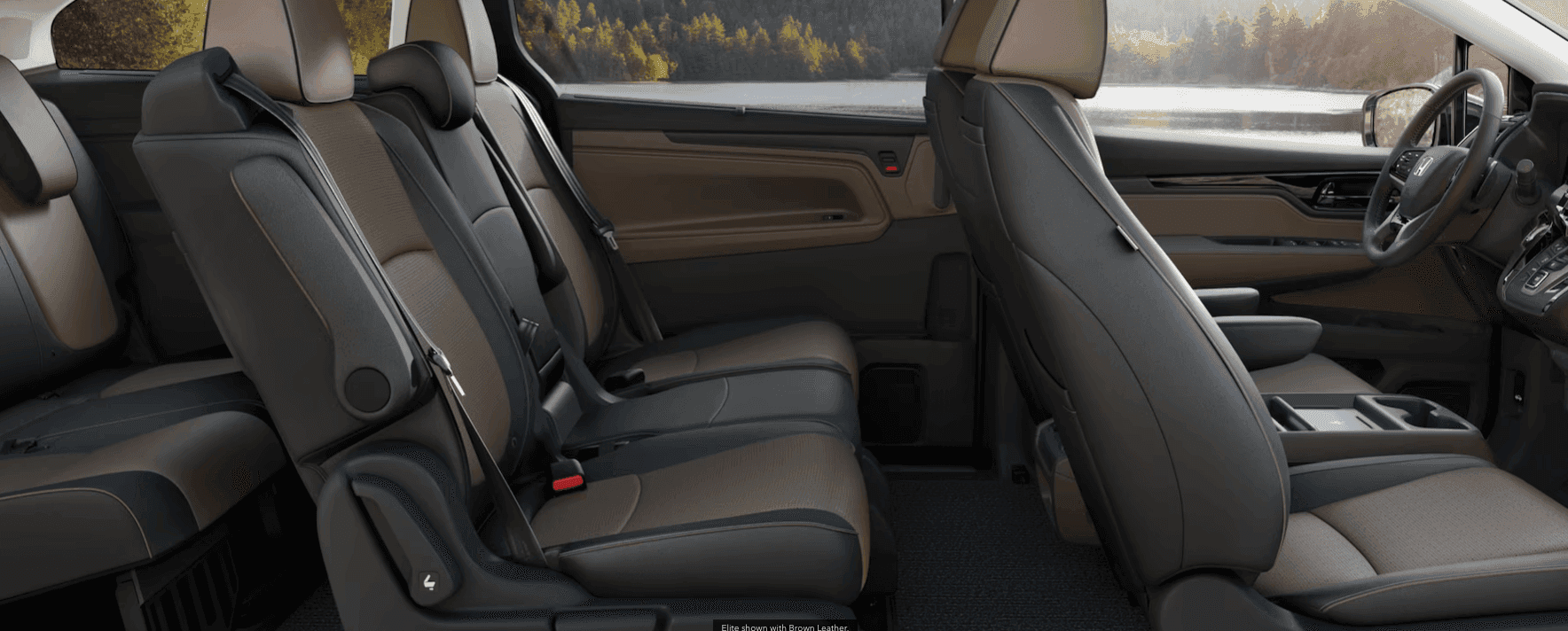 Seating capacity of the 2026 Honda Odyssey available for sale in Florence, AL at Singing River Nissan