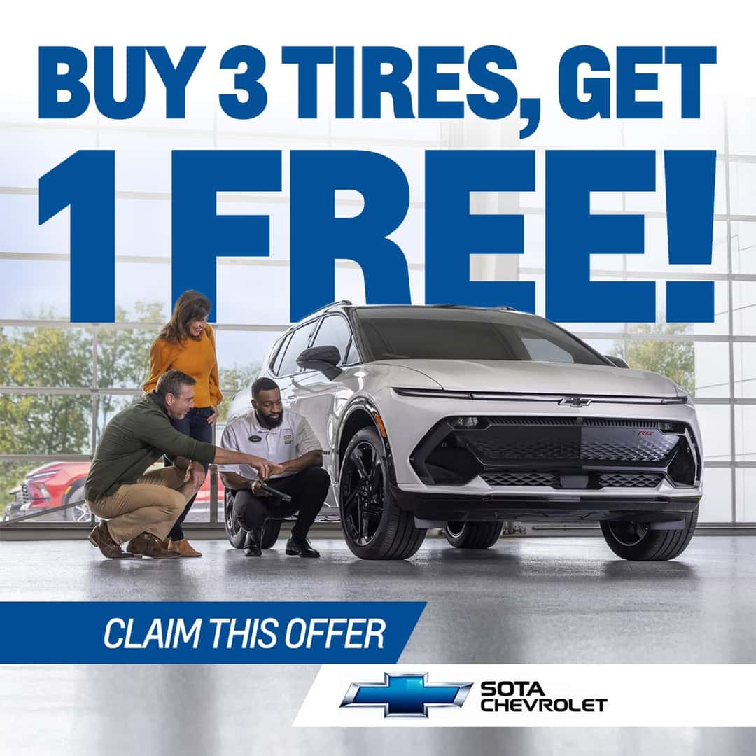 Buy 3 Tires Get 1 Free