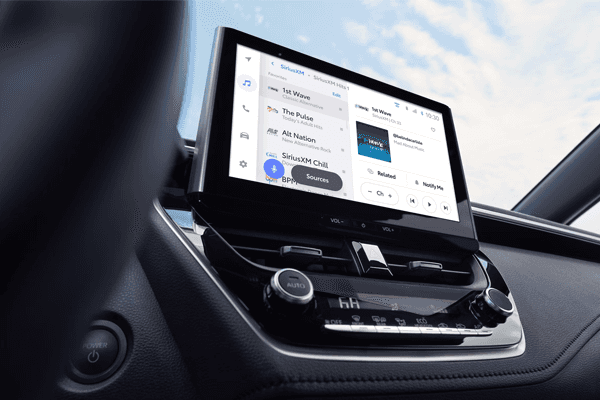 2025 Toyota Corolla interior view