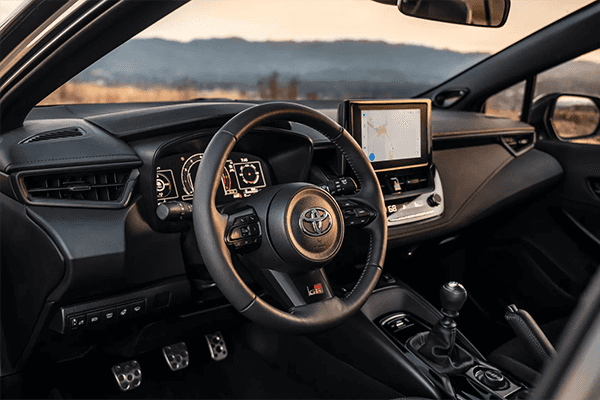 2025 Toyota GR Corolla interior view