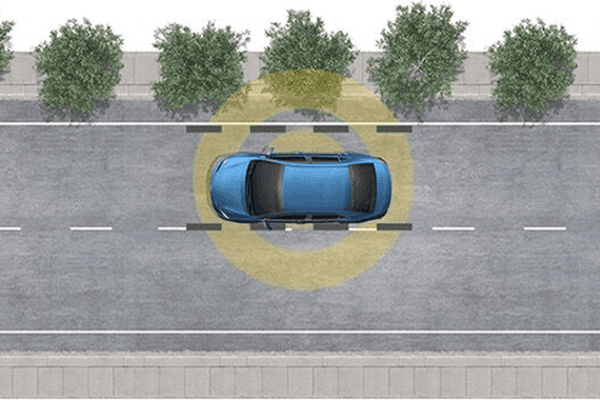Toyota Safety Sense 3.0 radar sensors