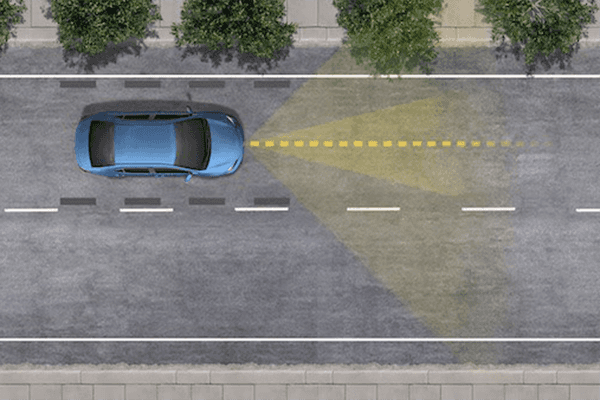 Toyota Safety Sense 3.0 forward-facing camera