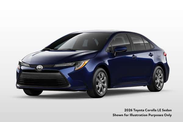 New 2026 Toyota Corolla LE Sedan