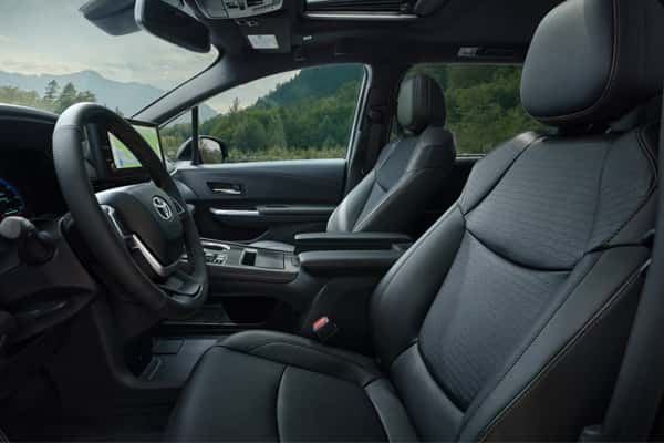 2026 Toyota Sienna Platinum interior seating