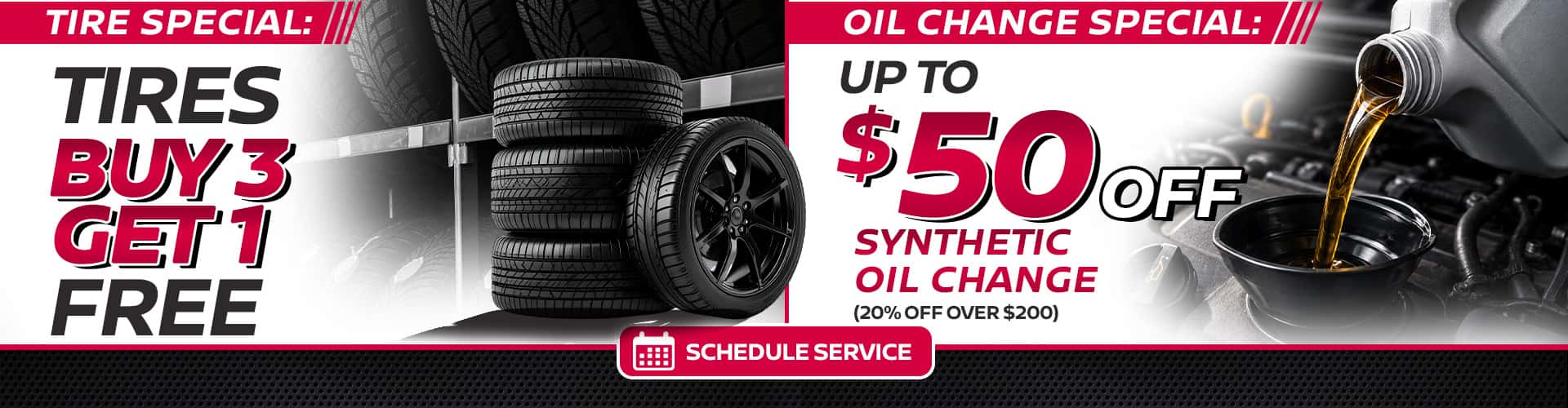 Tires Buy 3 Get 1 Free