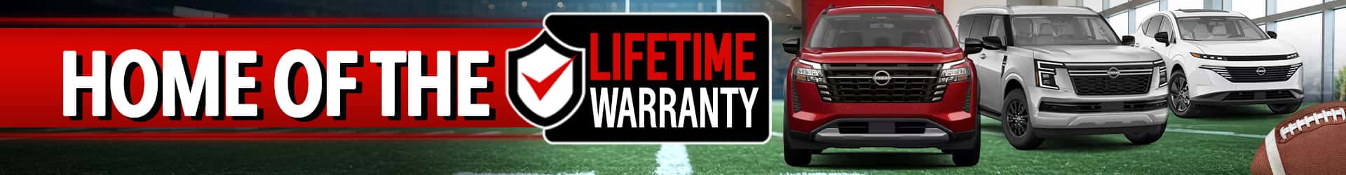 LIFETIME WARRANTY FOOTBALL