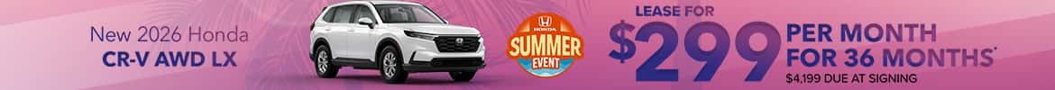 New 2026 Honda CR-V AWD LX