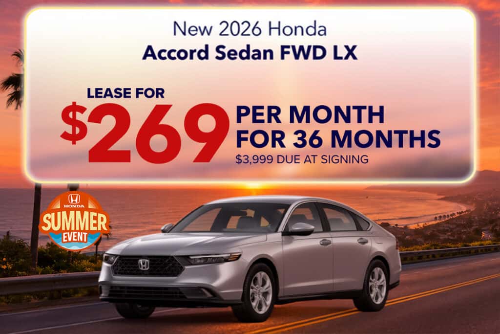 New 2026 Honda Accord Sedan FWD LX