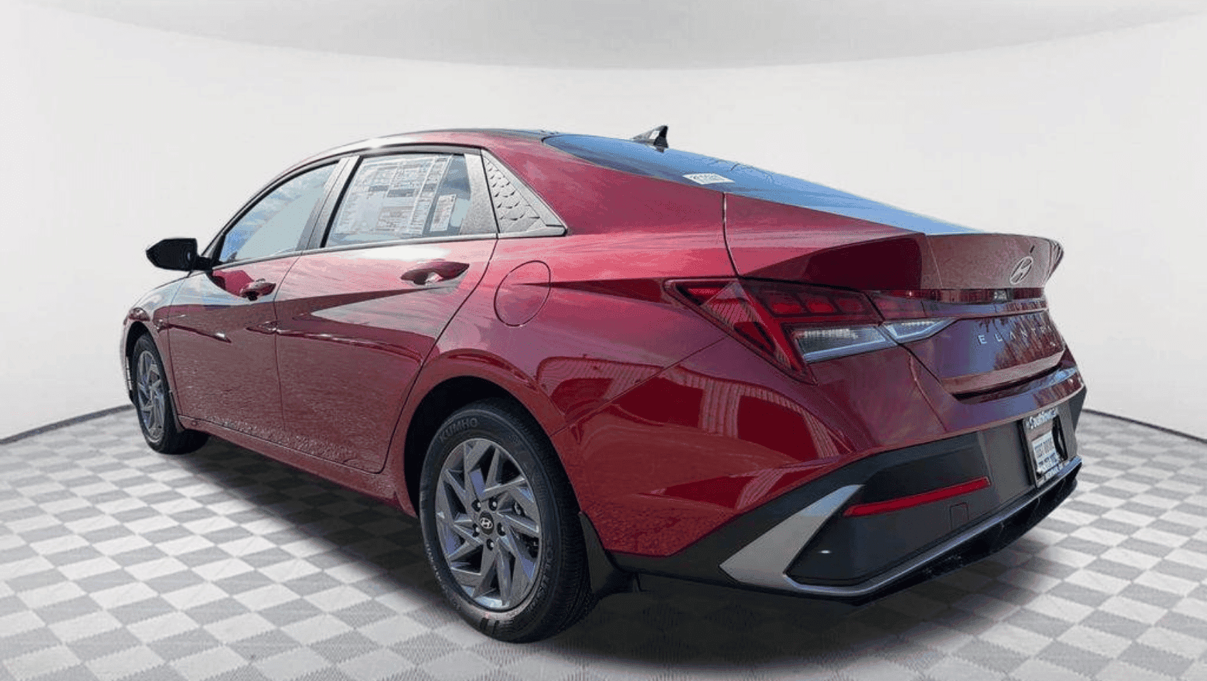Back view of the 2026 Hyundai Elantra Hybrid for Sale in Riverdale, GA