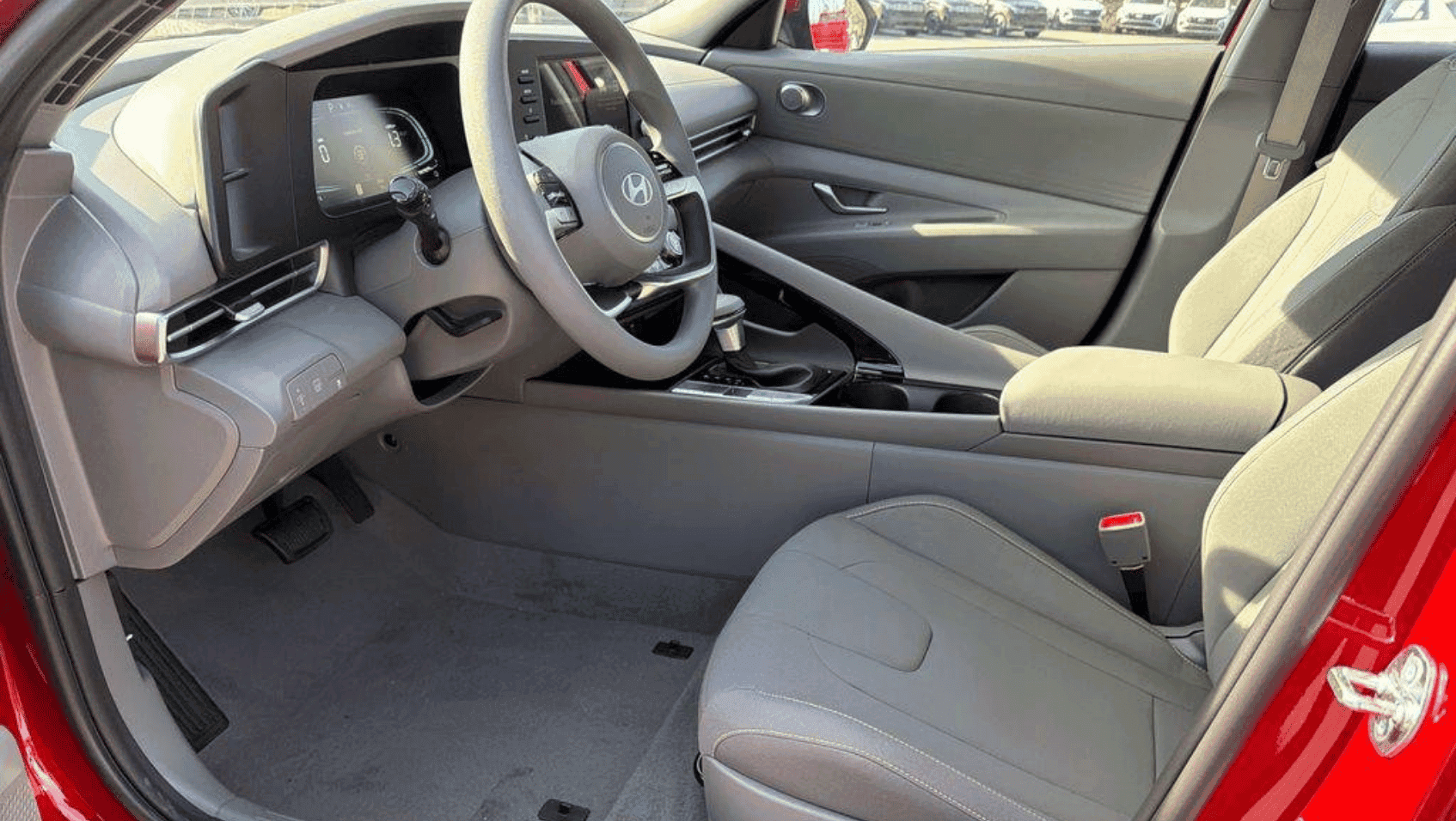 Interior view of the 2026 Hyundai Elantra Hybrid for Sale in Riverdale, GA