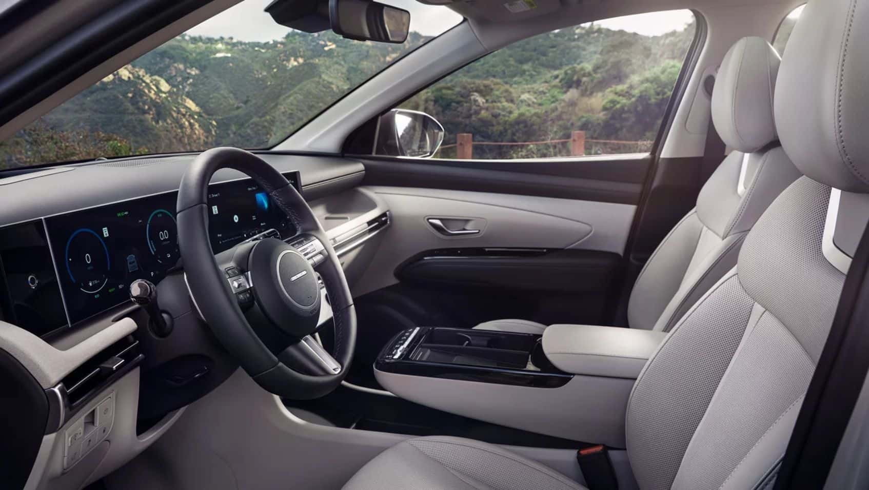 Interior view of the 2026 Hyundai Tucson Plug-In Hybrid