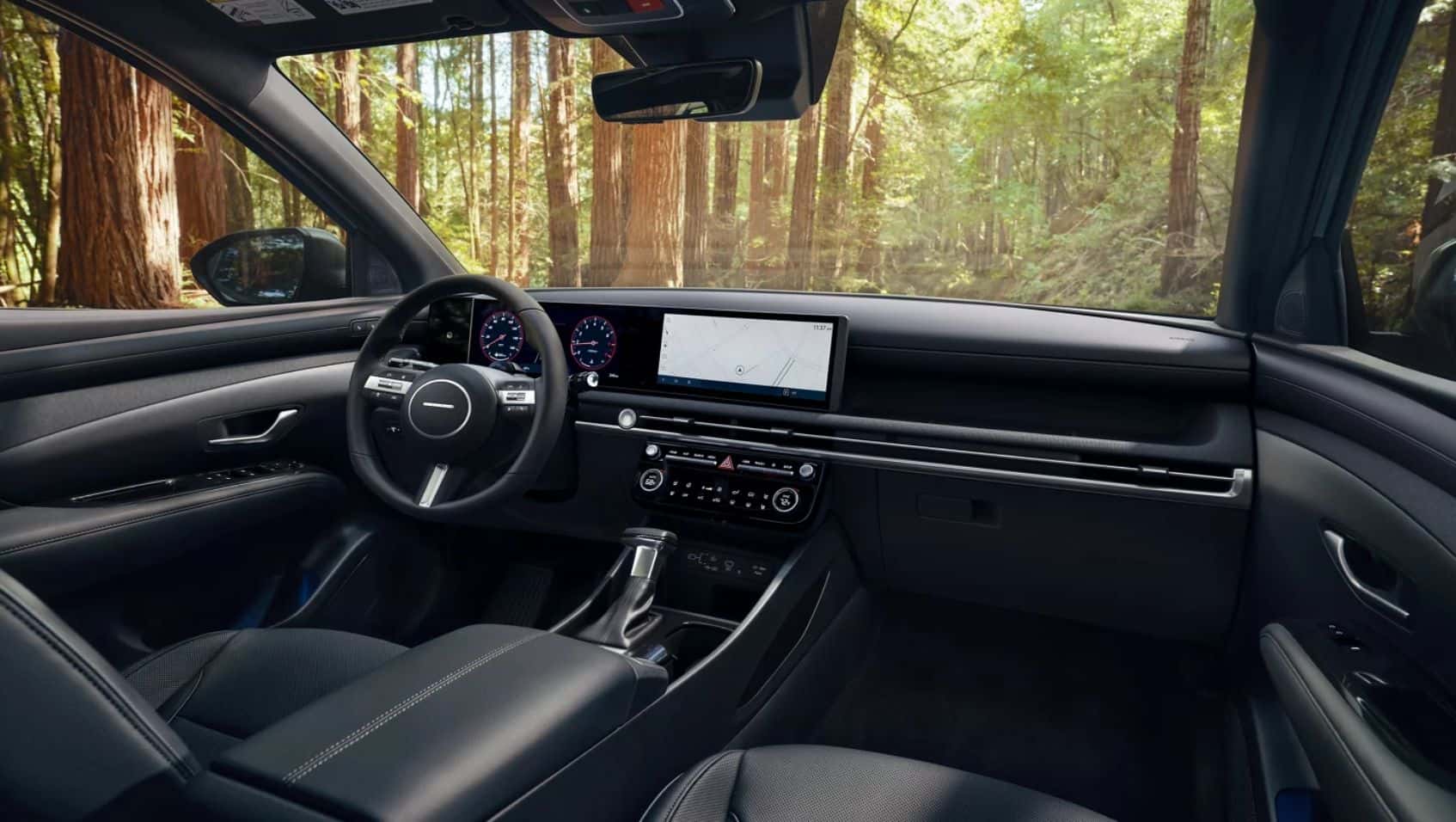 Interior view of the 2026 Hyundai Santa Cruz for Sale in Riverdale, GA