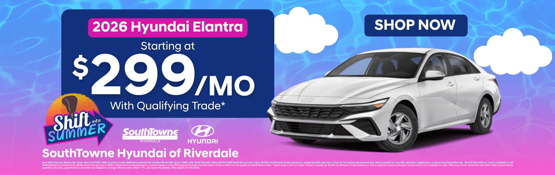 Shop New Hyundai Elantra Models in Riverdale, GA.