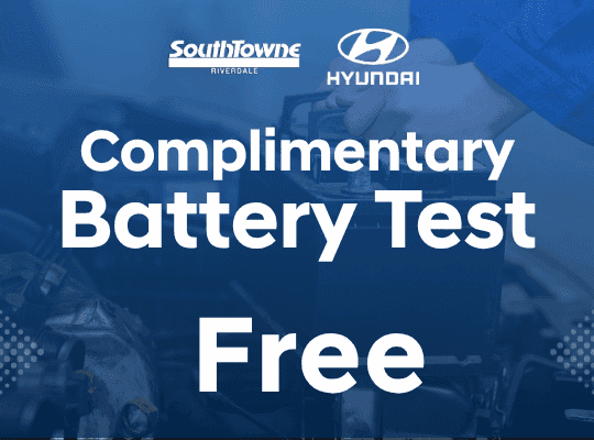 Coupon for free Complimentary Batter Test at SouthTowne Hyundai Riverdale