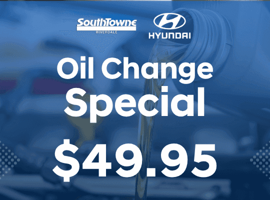 Coupon for Oil Change Special for $49.95 at SouthTowne Hyundai Riverdale