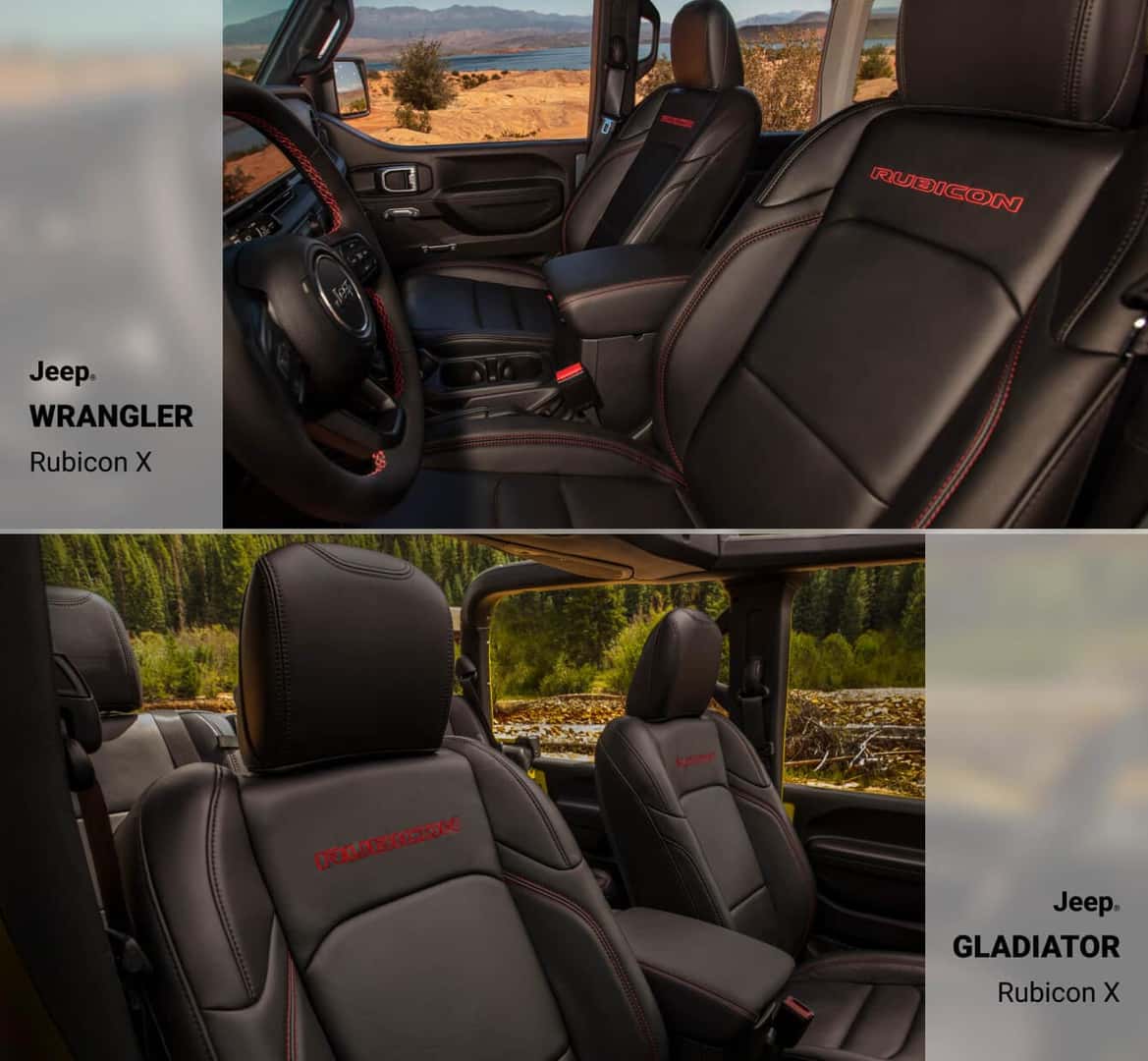 Jeep Wrangler vs. Gladiator Spec Comparison