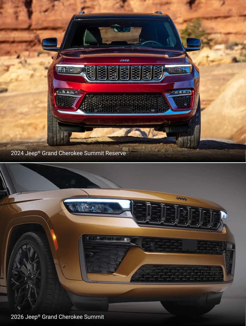 2026 vs. 2024 Jeep Grand Cherokee