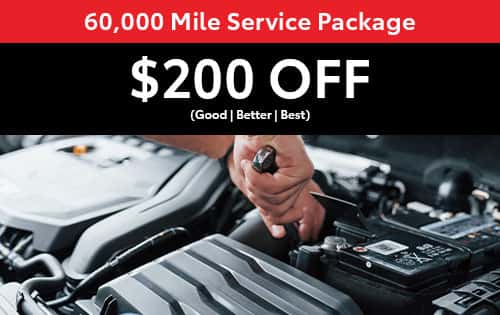 $200 OFF 60,000 Mile Service Package