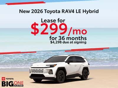 New 2026 Toyota RAV4 LE Hybrid