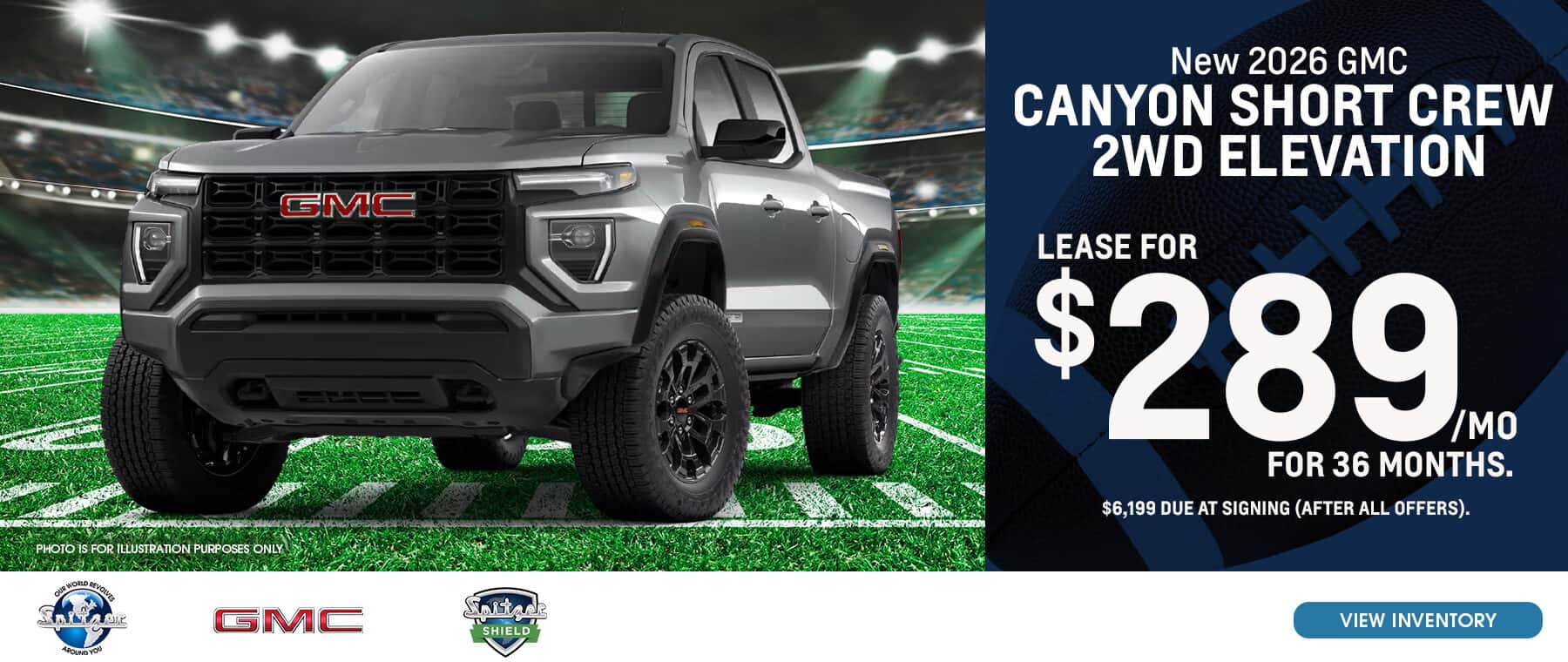10.2026_GMC Canyon_Lease for $289 for 36 mo
