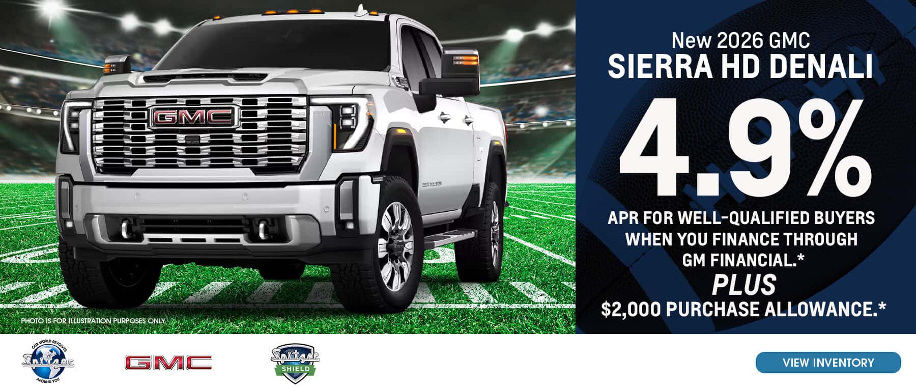 10.2026_GMC Denali_4.9% for well qualified buyers PLUS $2000 purchase allowance