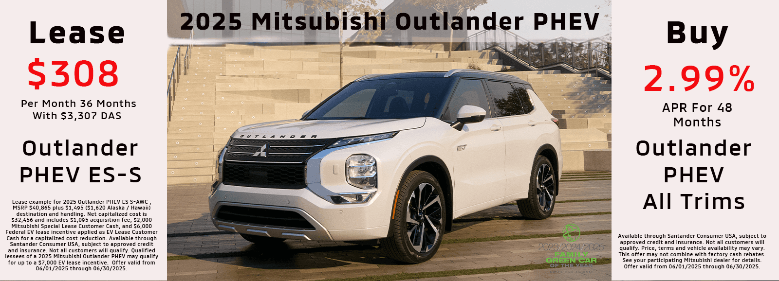 Mitsubishi Outlander Sign and Drive