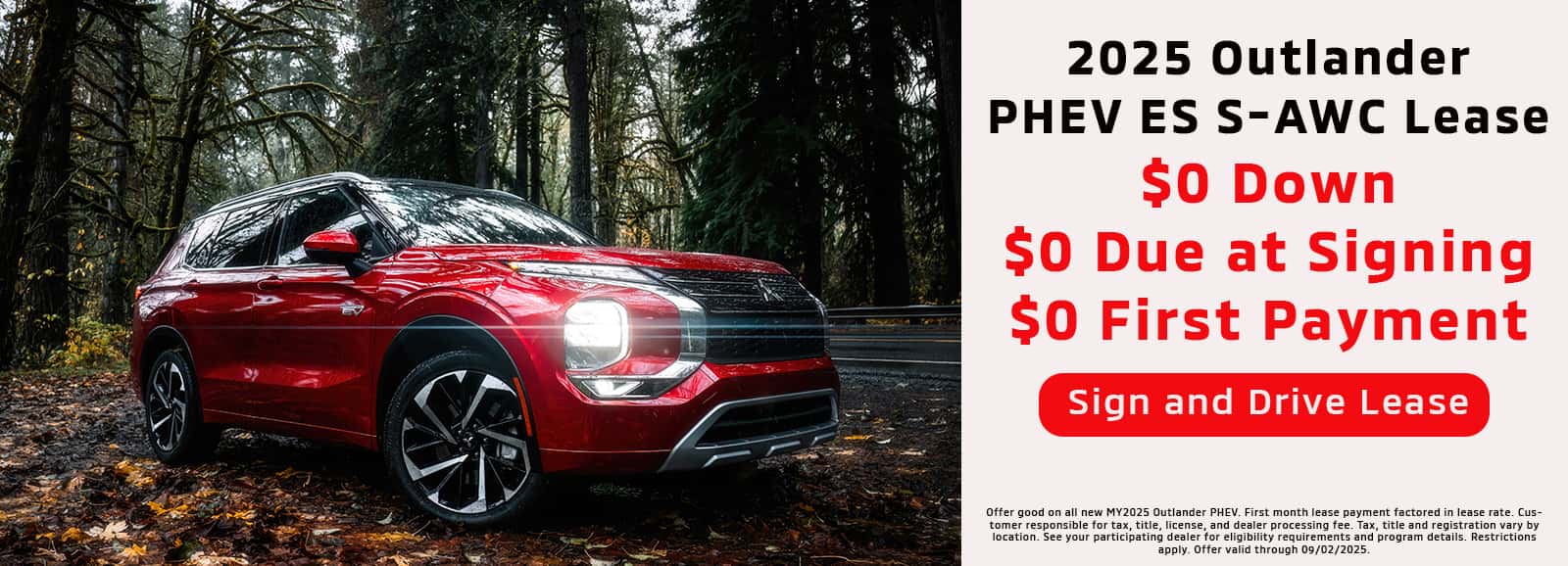 Outlander sign and drive