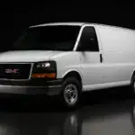 white SAVANA CARGO VAN