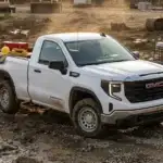 GMC Sierra 1500 Single Cab in working site
