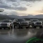GMC Fleet at Sunset Mountains