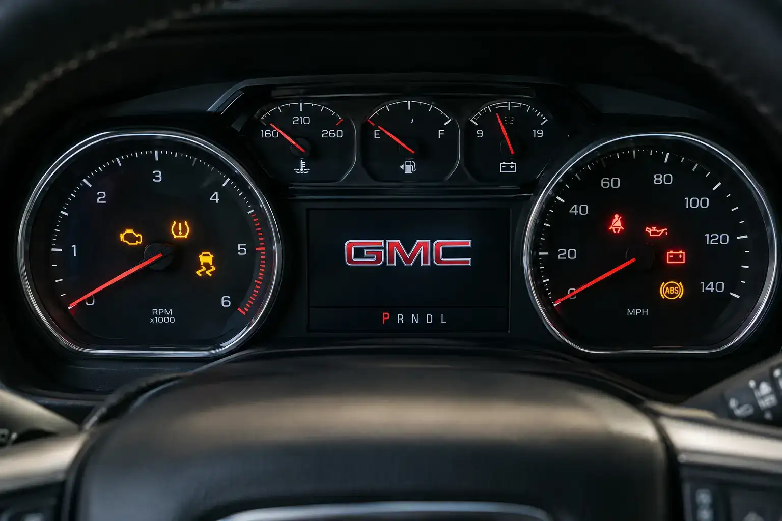 GMC Dashboard Warning Lights Glow
