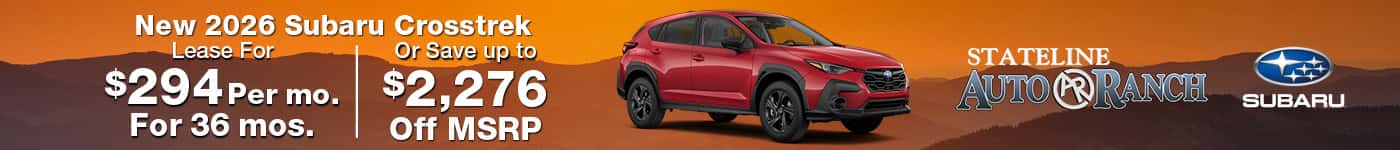 New 2026 Subaru Crosstrek