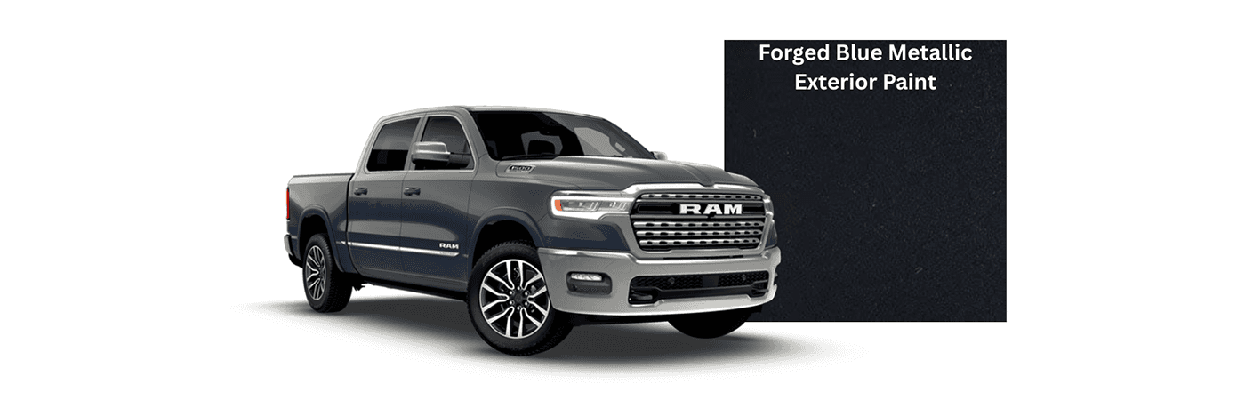 2026 RAM 1500 Forged Blue Metallic Exterior Paint